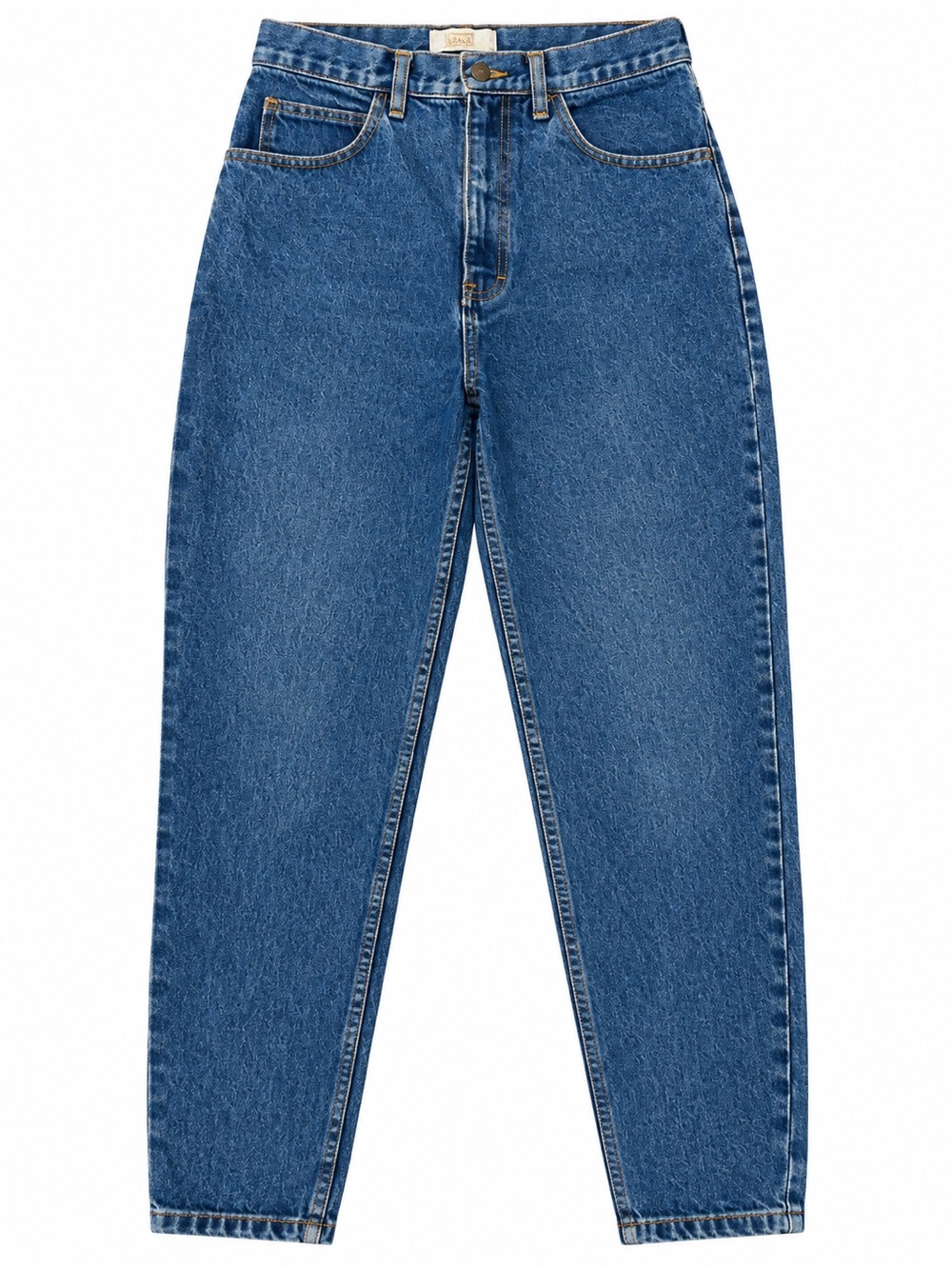 Original Jeanjer Vintage High Waist Tapered Mom Jeans 11/12 Ankle Zip